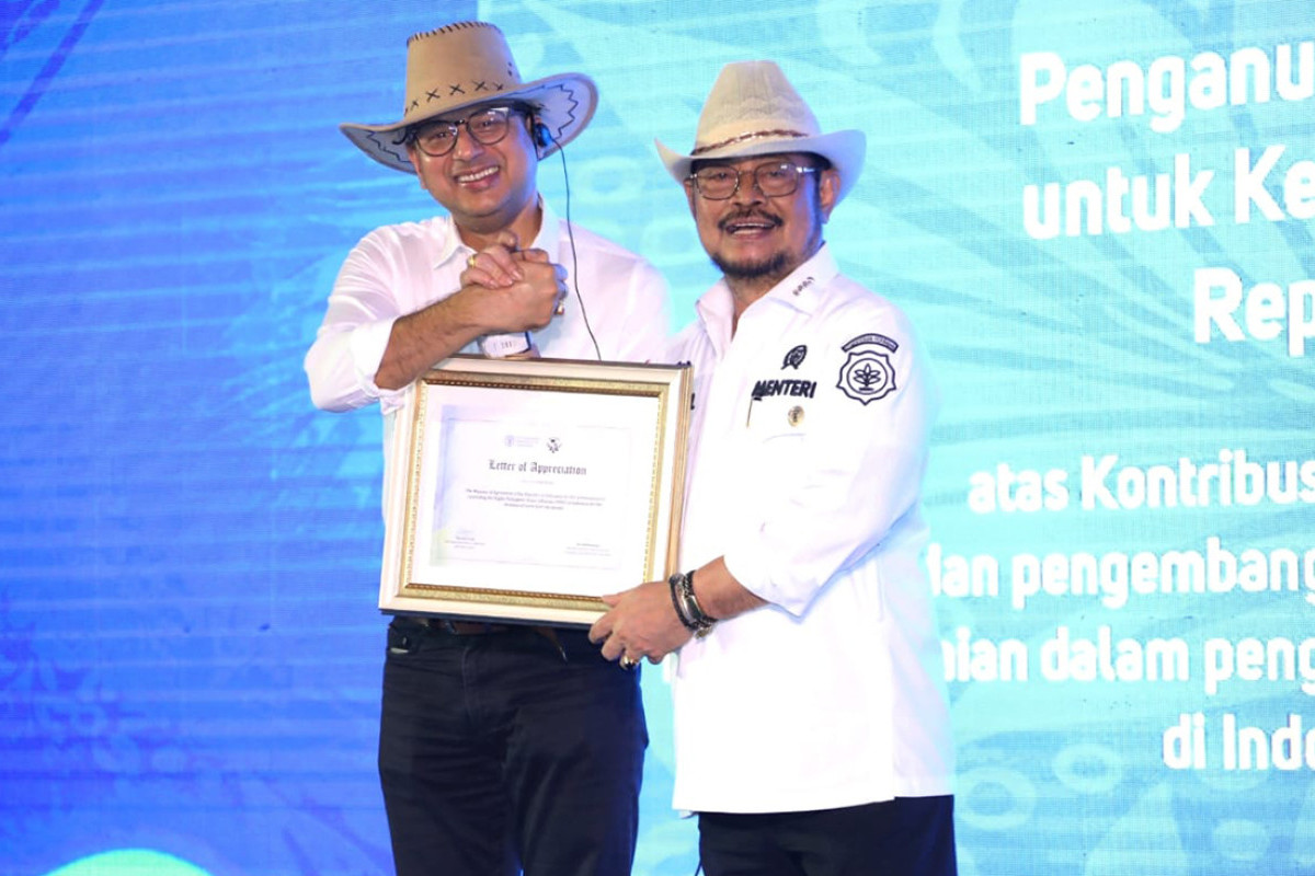 Berprestasi dalam Sektor Pertanian, Indonesia Raih Tiga Penghargaan Dunia dari FAO, WOAH hingga HPAI
