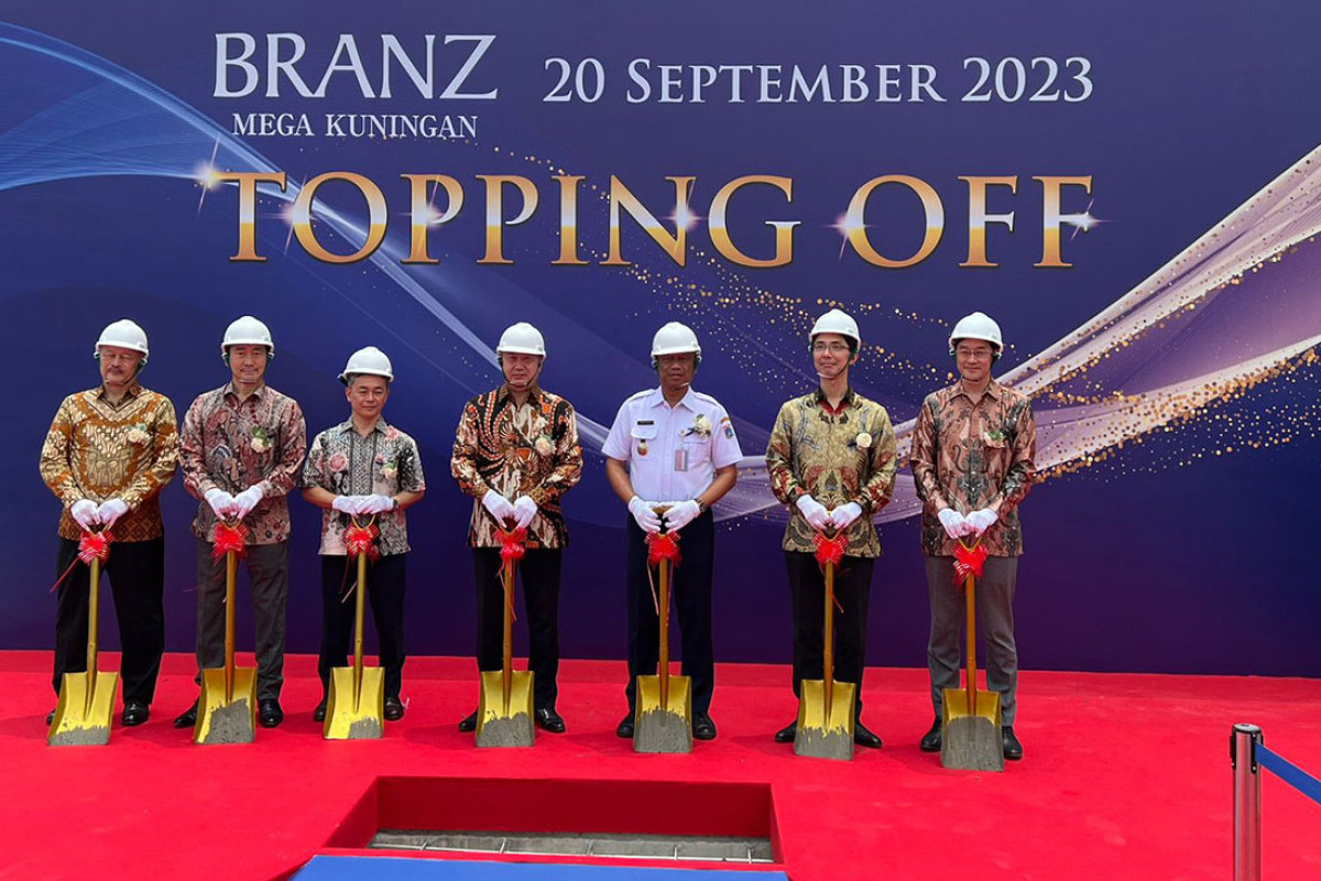Tokyu Land Indonesia Topping Off BRANZ Mega Kuningan, Kondominium Premium di Jantung Kota Jakarta