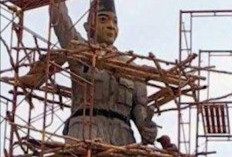 Patung Bung Karno di Musi Banyuasin Sumsel Dianggap Gagal Sebab Tidak Mirip, Kadis PUTR Minta Dibongkar?